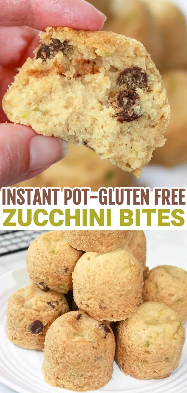 Instant Pot Zucchini Bites are a tasty, moist pressure cooker treat to serve up for breakfast or as a snack.