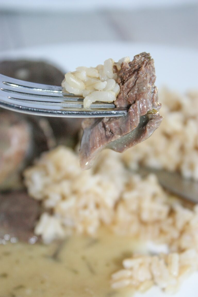 Instant Pot Wild Goose Breasts with Cream Sauce and Brown Rice is a quick and easy one Pot meal that allows for a great presentation of any hunter's bounty.