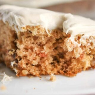 Apple Sauce Cake is a delicious gluten free dessert recipe that incorporates our abundant apple harvest. Whether you choose to use Chunky Apple Sauce or other apple sauce that you have on hand this moist, tasty cake is full of the flavours of fall.