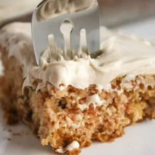 Apple Sauce Cake is a delicious gluten free dessert recipe that incorporates our abundant apple harvest. Whether you choose to use Chunky Apple Sauce or other apple sauce that you have on hand this moist, tasty cake is full of the flavours of fall.