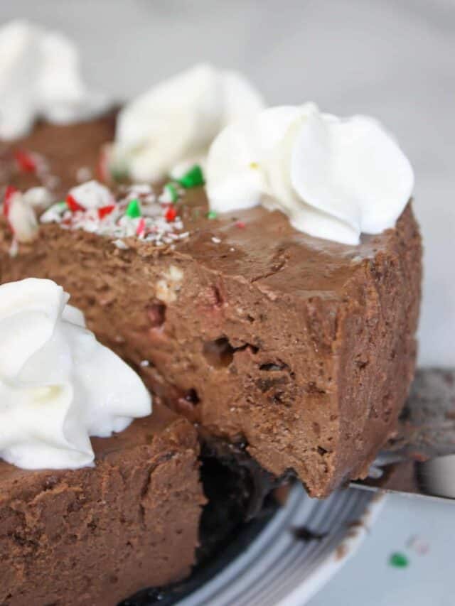 Chocolate Peppermint Cheesecake Recipe – Gluten & Dairy Free
