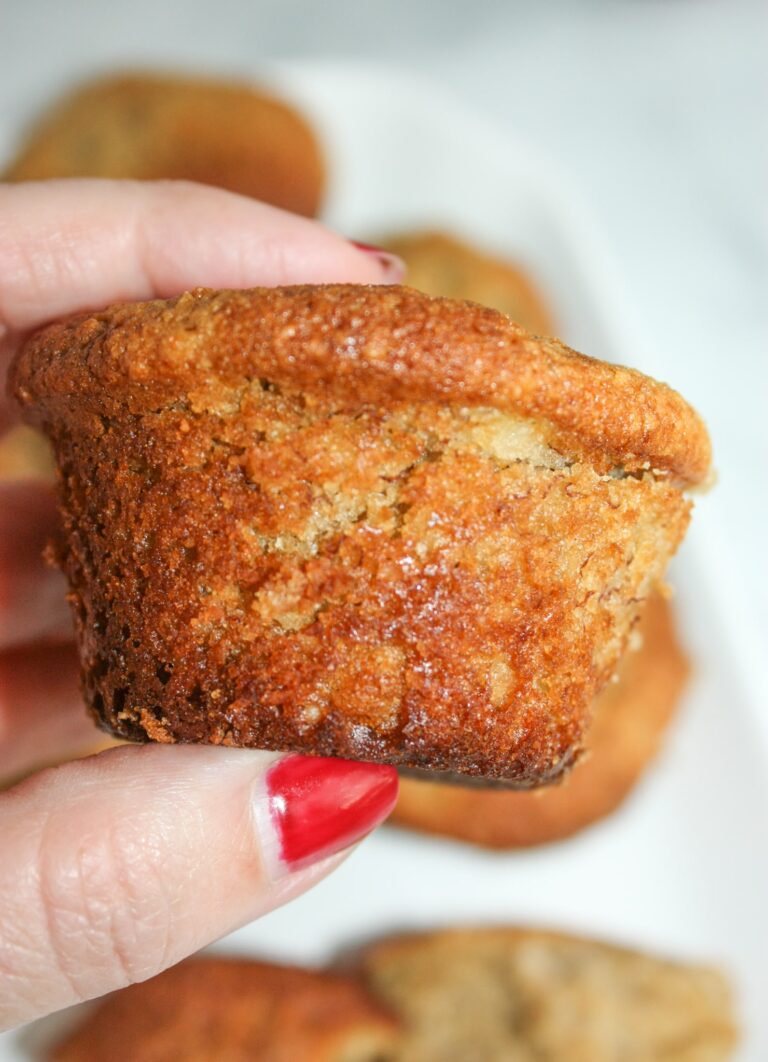 Almond Flour Banana Muffins are a nice moist snack or breakfast option.  These gluten free muffins are loaded with the goodness of almond flour and mashed banana.