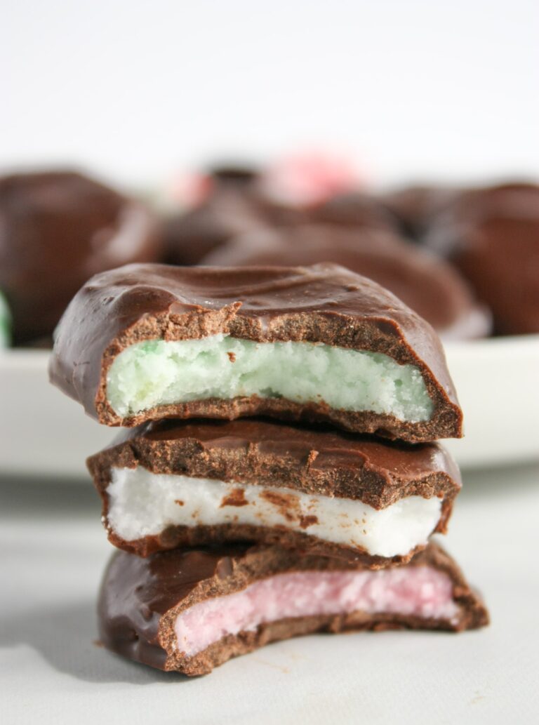 Peppermint Patties are a nice refreshing treat as an afternoon pick me up or following an evening meal.  These gluten free candies are a great addition to your holiday dessert tray.