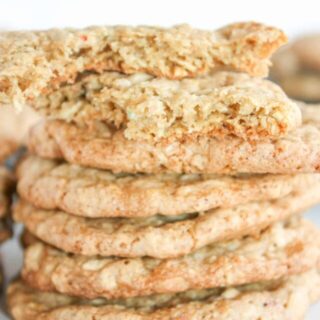 Almond Flour Oatmeal Cookies are an irresistible treat.  This gluten free version of a tried and true cookie flavour is sure to be a hit in your home.
