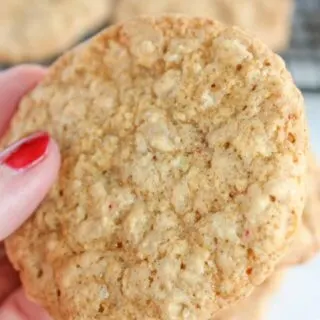 Almond Flour Oatmeal Cookies are an irresistible treat.  This gluten free version of a tried and true cookie flavour is sure to be a hit in your home.