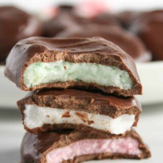 Peppermint Patties are a nice refreshing treat as an afternoon pick me up or following an evening meal.  These gluten free candies are a great addition to your holiday dessert tray.