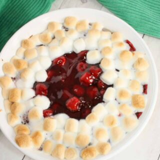Cherry Good Sweet Potatoes is the perfect side dish for any festive occasion.  This gluten free recipe is loaded with sweet potatoes, cherries and mini marshmallows.