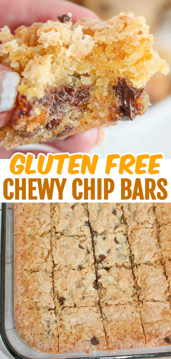Chewy Chip Bars are loaded with gluten free corn flakes and semi sweet chocolate chips.  With just a few ingredients you can whip up this simple dessert recipe.