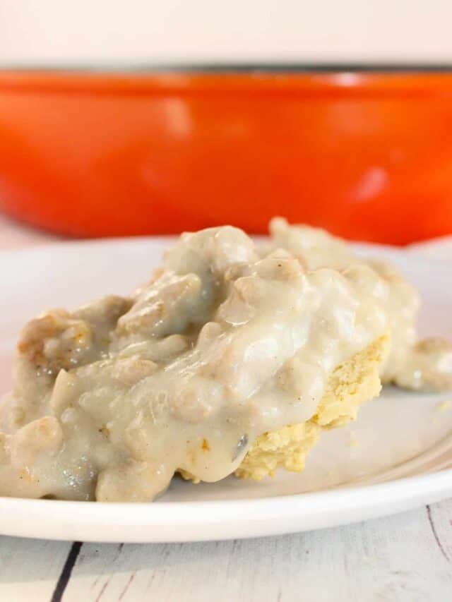 How to Make Gluten Free Biscuits and Gravy - Kiss Gluten Goodbye