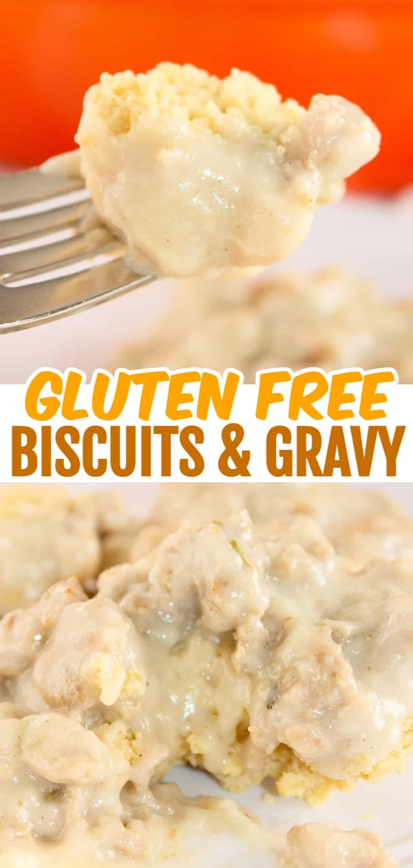 Gluten Free Biscuits and Gravy makes a hearty breakfast any day of the week.  This versatile recipe does not need to be limited to breakfast and we enjoy it for lunch or dinner as well.