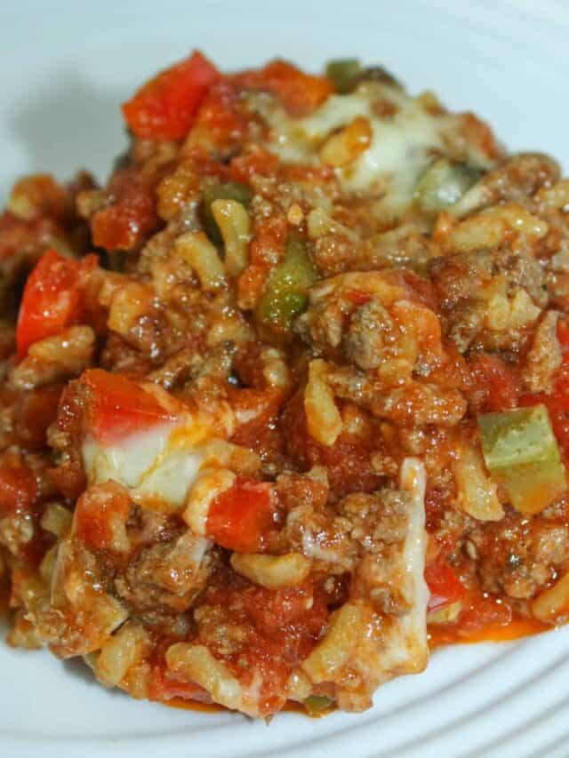 Undone Stuffed Peppers Casserole