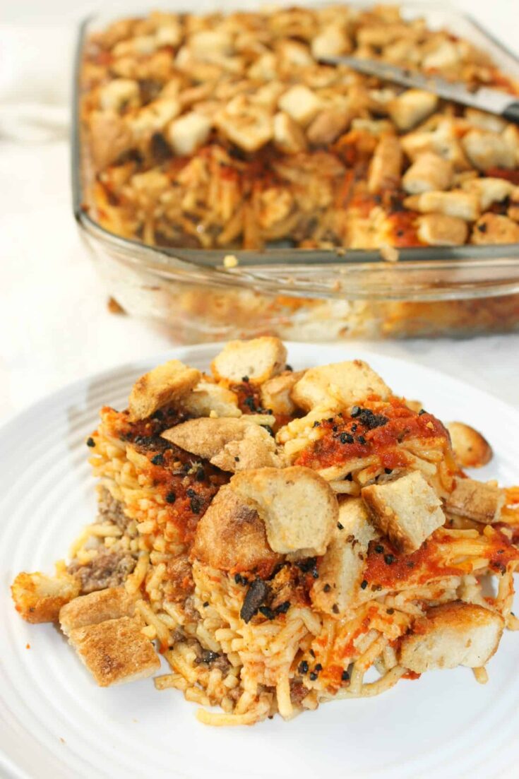 Hobo Casserole Italian Style is a quick and easy dinner recipe that is loaded with flavour.  This gluten free casserole is a hearty, comfort food meal to be enjoyed any time of the year.