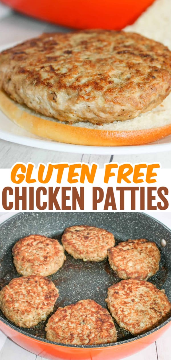 Gluten Free Chicken Patties is a delicious and versatile recipe.  So quick and easy to prepare on a week night but dress these patties up with mashed potatoes, gravy and vegetables for a tasty Sunday dinner.
