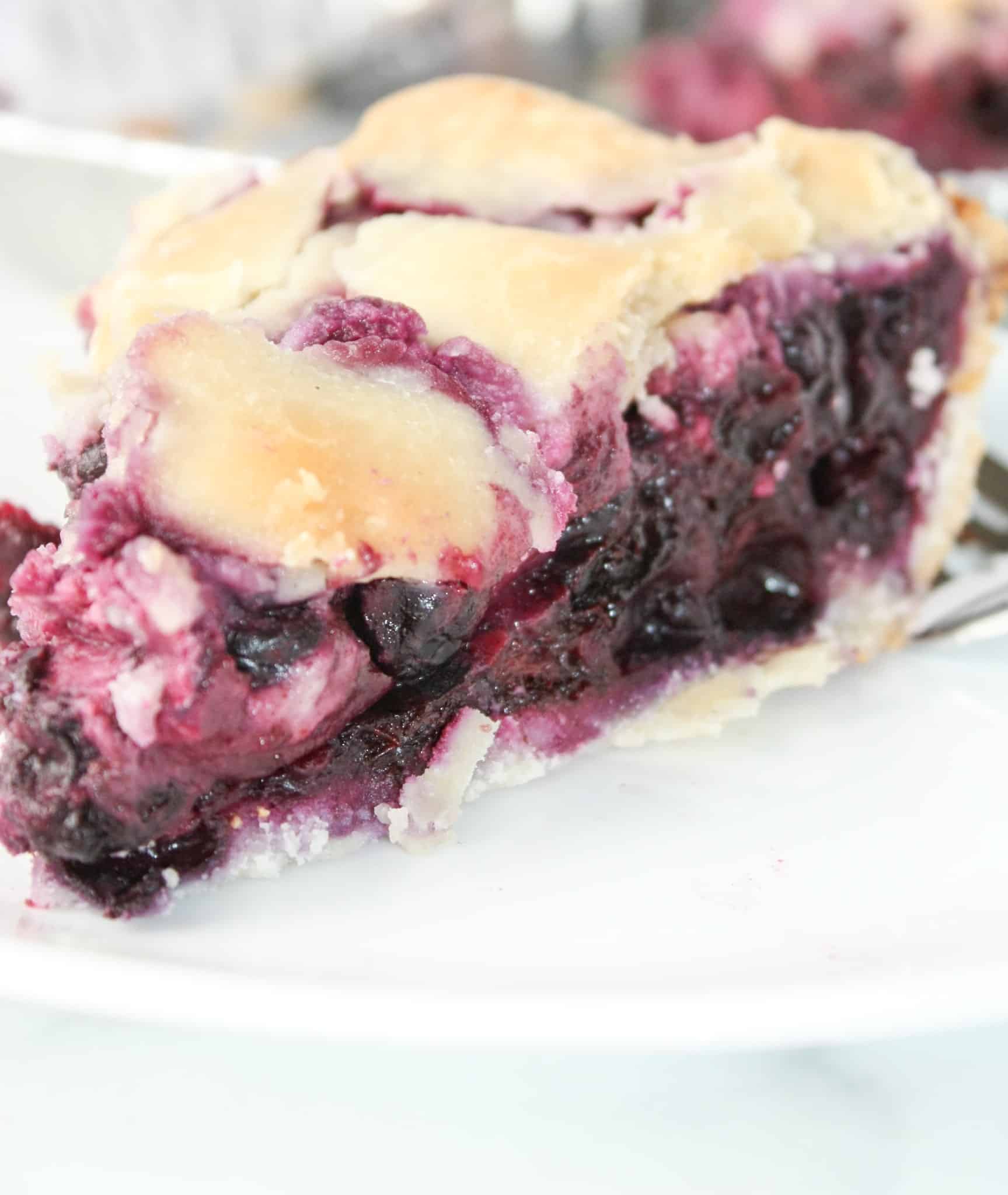 Gluten Free Blueberry Pie is a popular seasonal dessert.  This easy, gluten free, fruit filled dessert can be a great finish to a family meal.