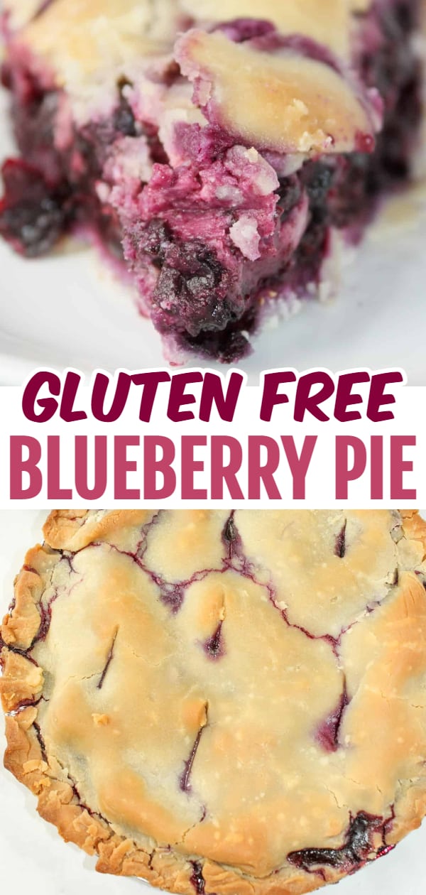 Gluten Free Blueberry Pie is a popular seasonal dessert.  This easy, gluten free, fruit filled dessert can be a great finish to a family meal.