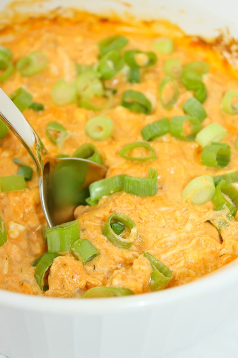 Dairy Free Buffalo Chicken Dip is an easy and delicious appetizer recipe.  I have been craving this dip since I had to limit my dairy intake.