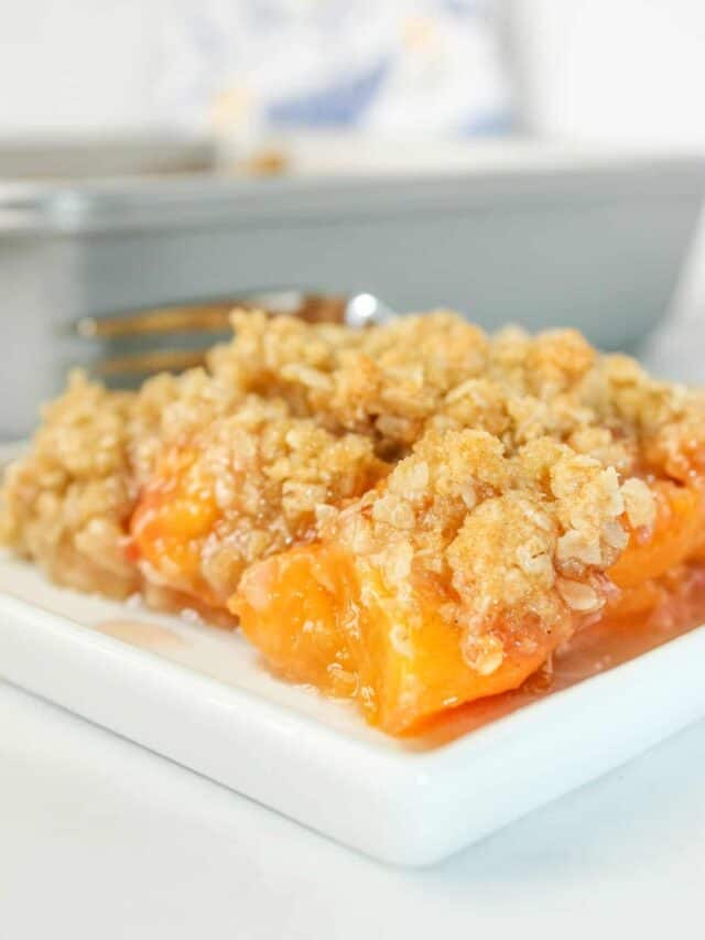 Gluten Free Peach Crisp Recipe