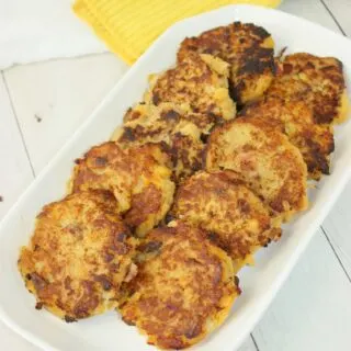 Looking for another way to serve up a side of turnip at your next Holiday gathering?  These Turnip Patties are a great way to present turnip any time of the year!