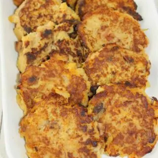 Looking for another way to serve up a side of turnip at your next Holiday gathering?  These Turnip Patties are a great way to present turnip any time of the year!