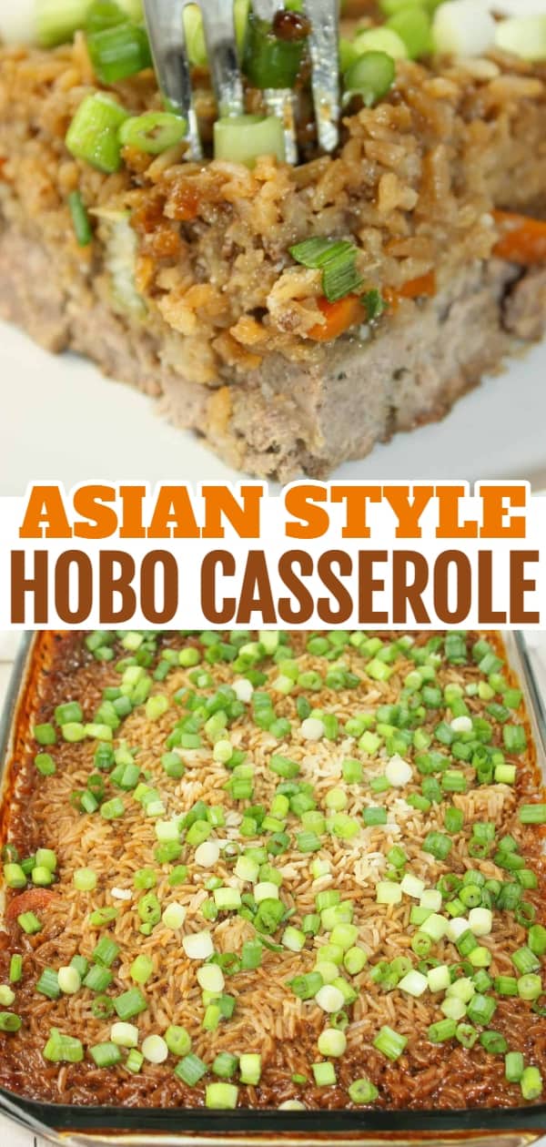 Hobo Casserole is easy to make and it is great to be able to mix it up and have a few options to choose from for variety.  This Hobo Casserole Asian style does not disappoint.