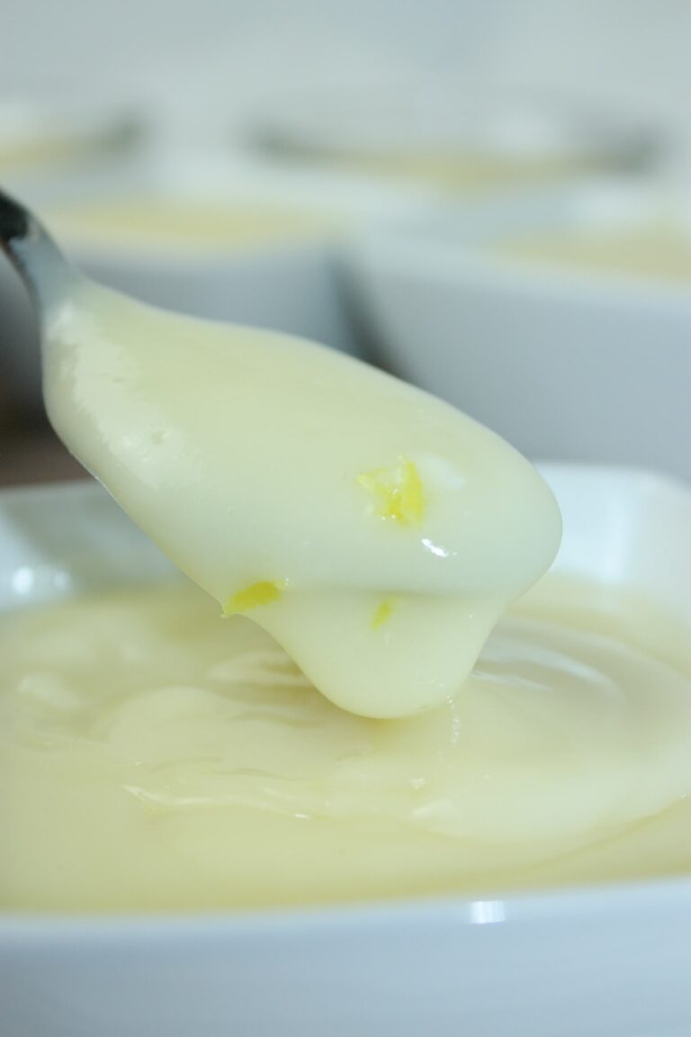 Creamy Lemon Pudding is a light and refreshing dessert.  This quick to prepare recipe is easily made dairy free with the use of almond milk.