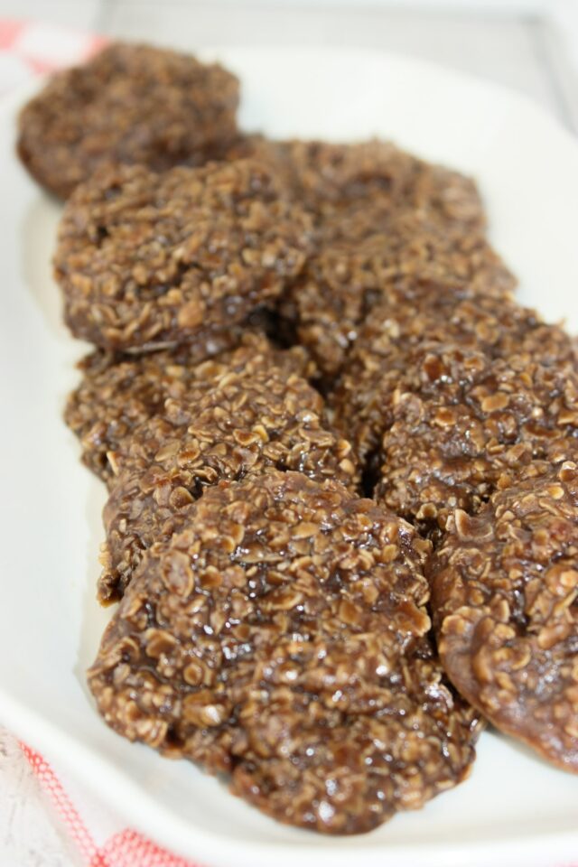 No Bake Chocolate Peanut Butter Cookies Kiss Gluten Goodbye