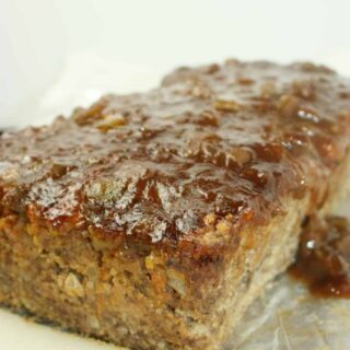 This Venison Meatloaf recipe is an easy and quick recipe to prepare at the end of your day.  The addition of some salsa verde, gives this wild game recipe an extra kick.