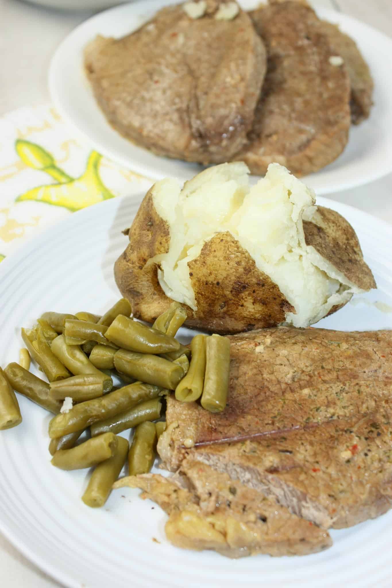 Instant Pot Steak and Potatoes is an easy pressure cooker recipe. This naturally gluten free dinner just needs the addition of your favourite side.