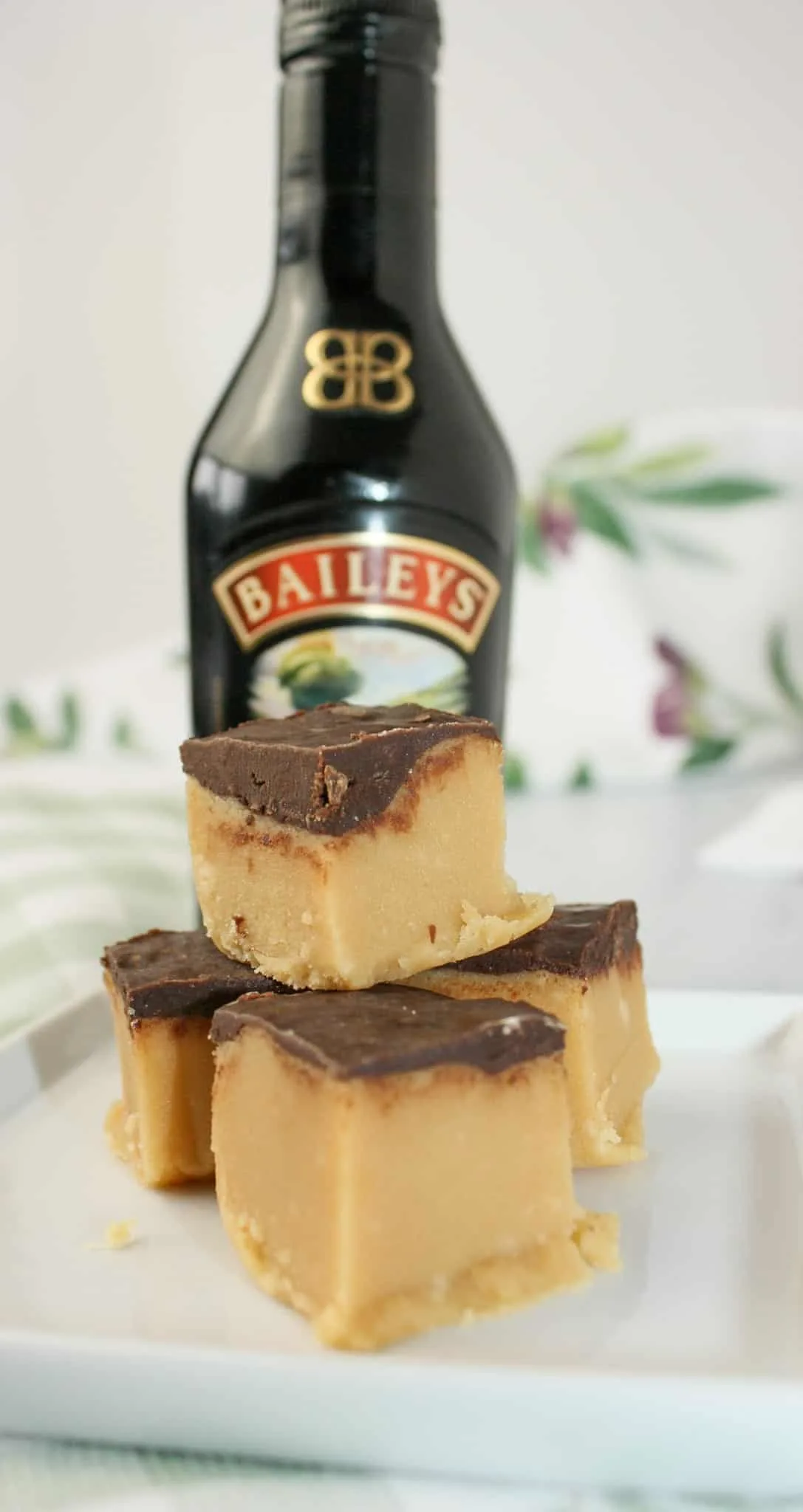 Irish Cream Fudge is a creamy, decadent treat that will earn you rave reviews.  This easy recipe does not require a candy thermometer and can be made in minutes.