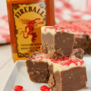 Melt in your mouth Fireball Fudge is hard to resist! This easy to create, flavourful treat is a morsel of deliciousness that makes it hard to eat just one!!