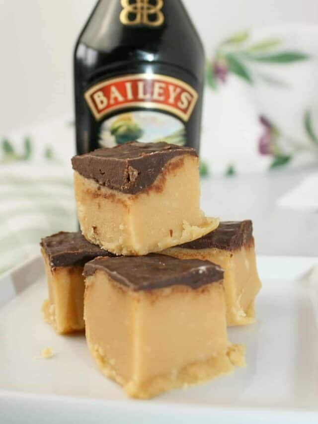 Irish Cream Fudge is a creamy, decadent treat that will earn you rave reviews.  This easy recipe does not require a candy thermometer and can be made in minutes.