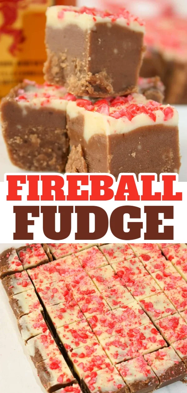 Melt in your mouth Fireball Fudge is hard to resist! This easy to create, flavourful treat is a morsel of deliciousness that makes it hard to eat just one!!