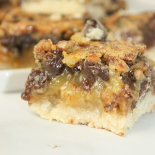 Chocolate Pecan Squares are a rich, flavourful dessert square that will be the perfect addition to any dessert tray.