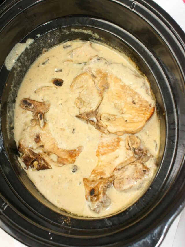 How to Make Crock Pot Pork Chops with Mushrooms