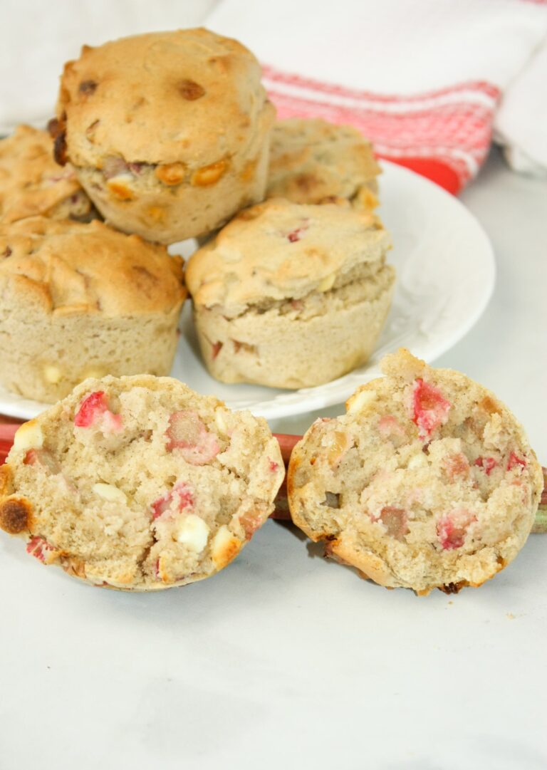 Air Fryer Rhubarb Muffins Gluten Free Kiss Gluten Goodbye