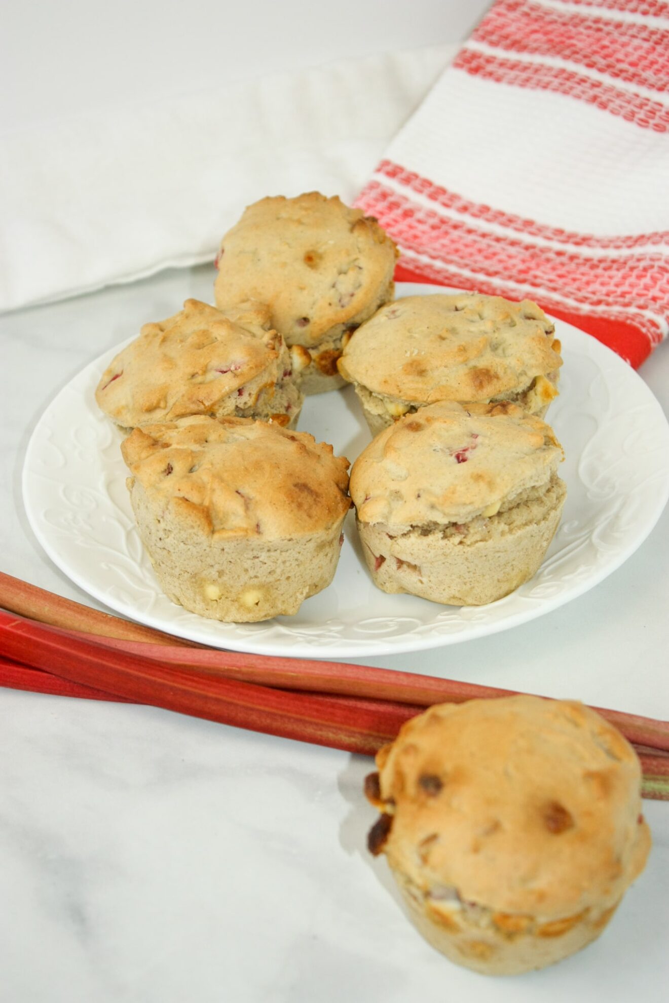 Air Fryer Rhubarb Muffins Gluten Free Kiss Gluten Goodbye