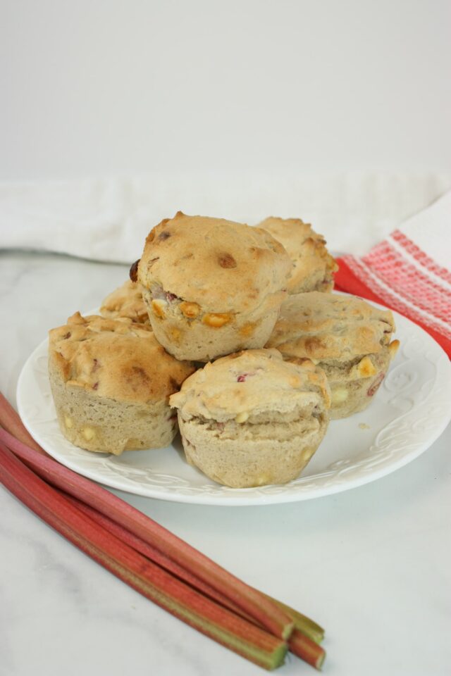 Air Fryer Rhubarb Muffins Gluten Free Kiss Gluten Goodbye