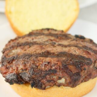 This Moose Burger recipe is an easy and quick option to prepare at the end of your day.  Ground moose loaded with onions and seasonings will delight your taste buds, whether you choose to serve it as a burger or salisbury steak.