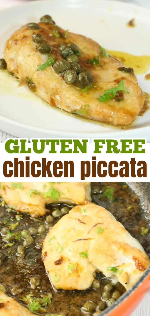 Gluten Free Chicken Piccata is a delicious chicken recipe that is loaded with refreshing flavour.  Lemon juice and capers are the base for this citrus flavoured dinner recipe.
