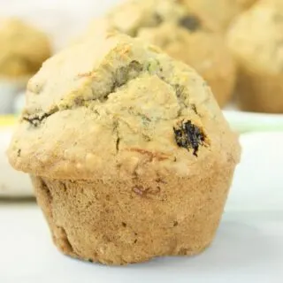 Gluten Free Zucchini Muffins are a tasty way to use up some of your fall harvest.  