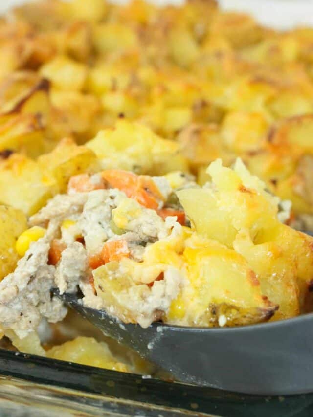 How To Make Ground Turkey and Potato Casserole