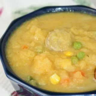 Rutabaga Soup is a simple and hearty recipe that is loaded with chunks of sausage and mixed vegetables.
