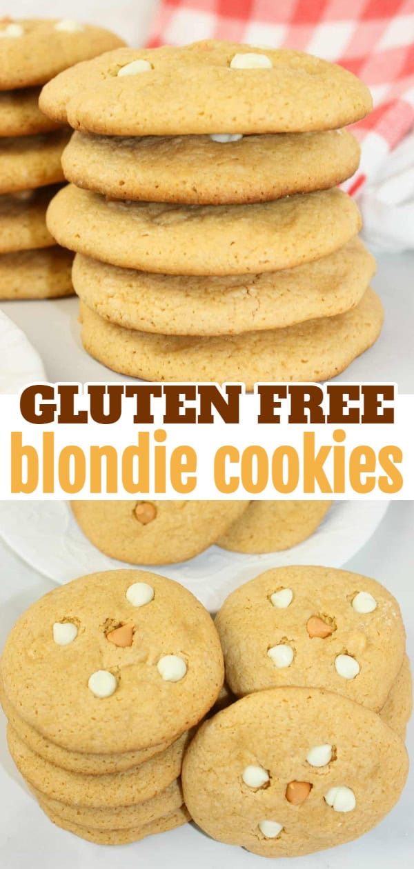 Blondie Cookies are a tasty treat.  These chewy cookies are loaded with  butterscotch chips and white chocolate chips.  They make a great chewy, flavourful snack.