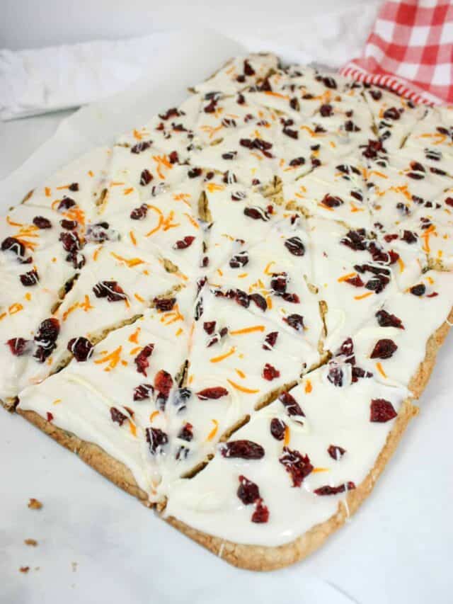 How to Make Gluten Free Cranberry Bliss Bars