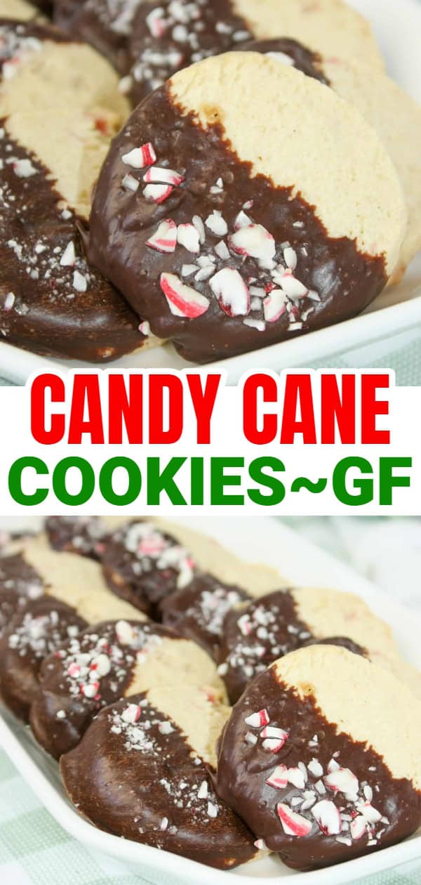 Candy Cane Cookies are a tasty treat for the festive holiday season.  Or they are also a great way to use up candy canes once the Christmas season comes to an end!