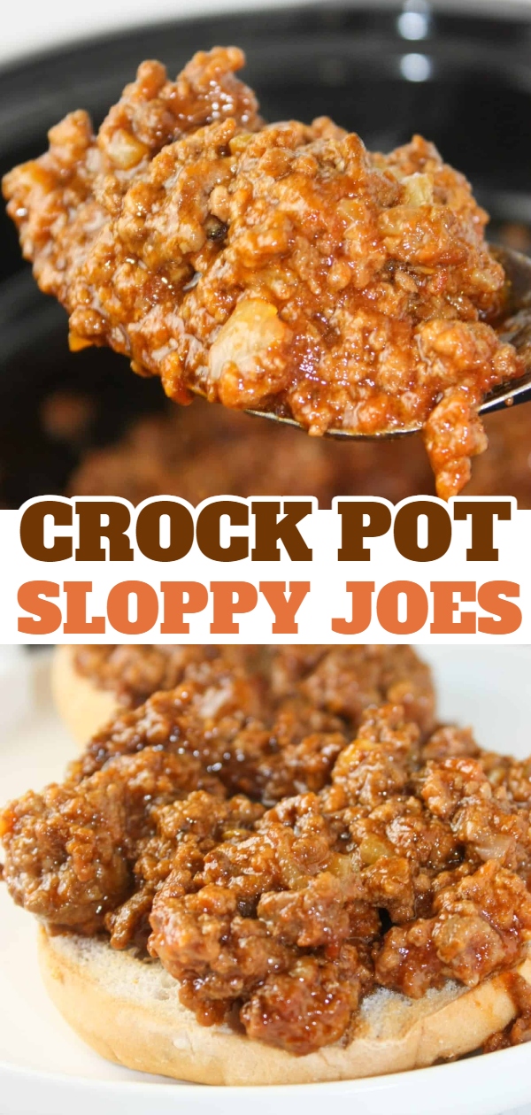 Crock Pot Sloppy Joes is a tasty slow cooker recipe.  This popular main course, done in a slow cooker allows you to let the ingredients slowly simmer while you take care of other things. Ground Beef Dinner Recipe | Easy Dinner Recipe