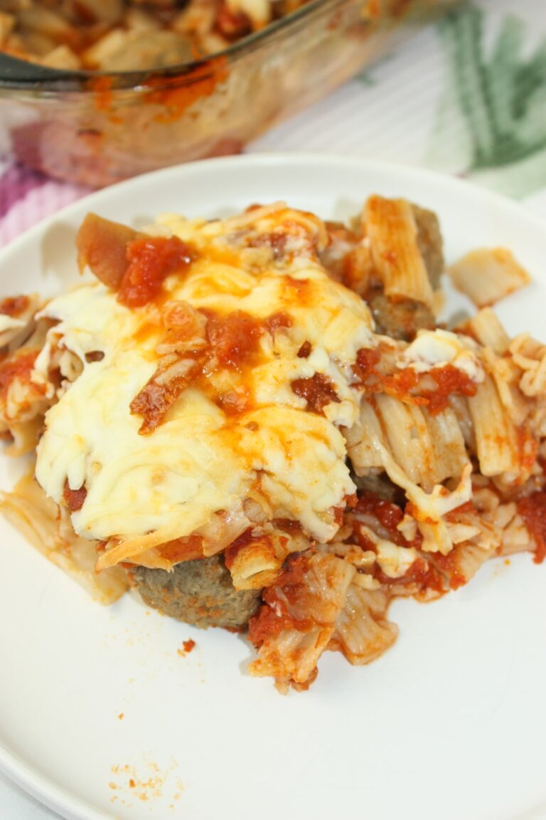 Meatball Casserole is a hearty dinner and comforting dish that combines juicy meatballs with rich sauce, cheese, and other ingredients, all baked together to perfection.