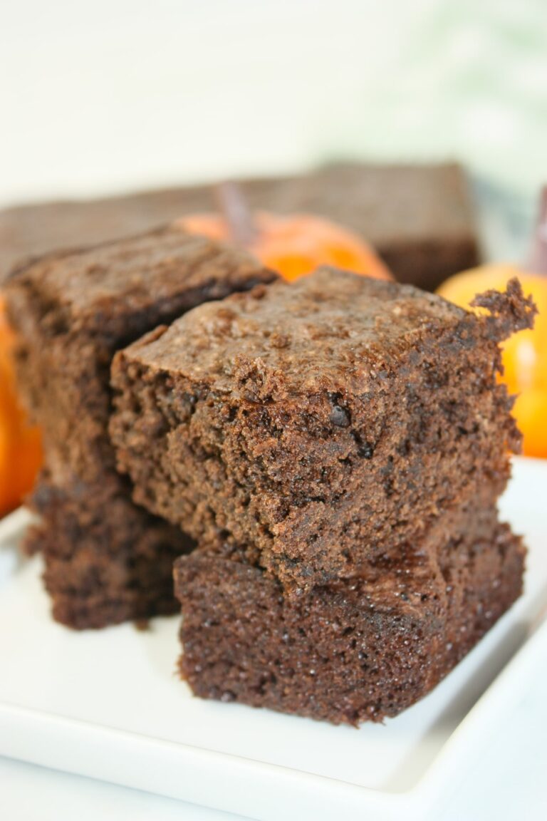 Pumpkin Brownies combine the richness of traditional chocolate brownies with the warm, spiced flavor of pumpkin.