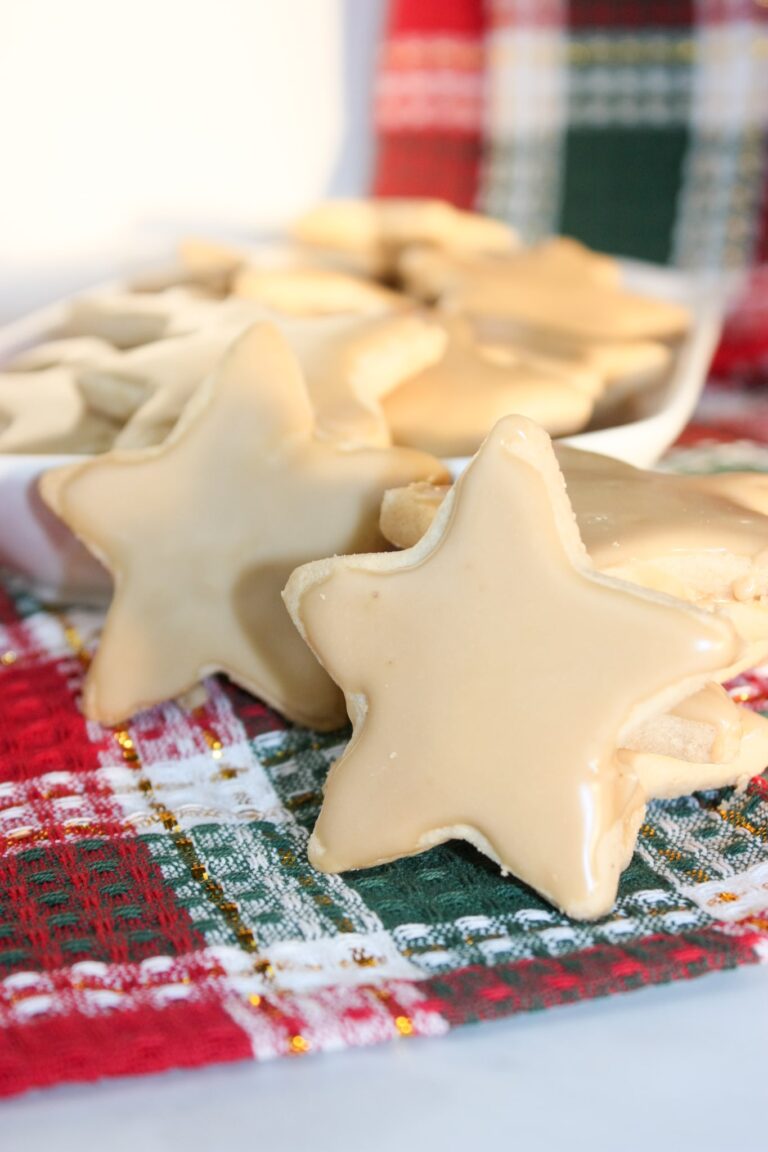 Maple shortbread cookies are rich, buttery treats with a delicate, crumbly texture that melts in your mouth.