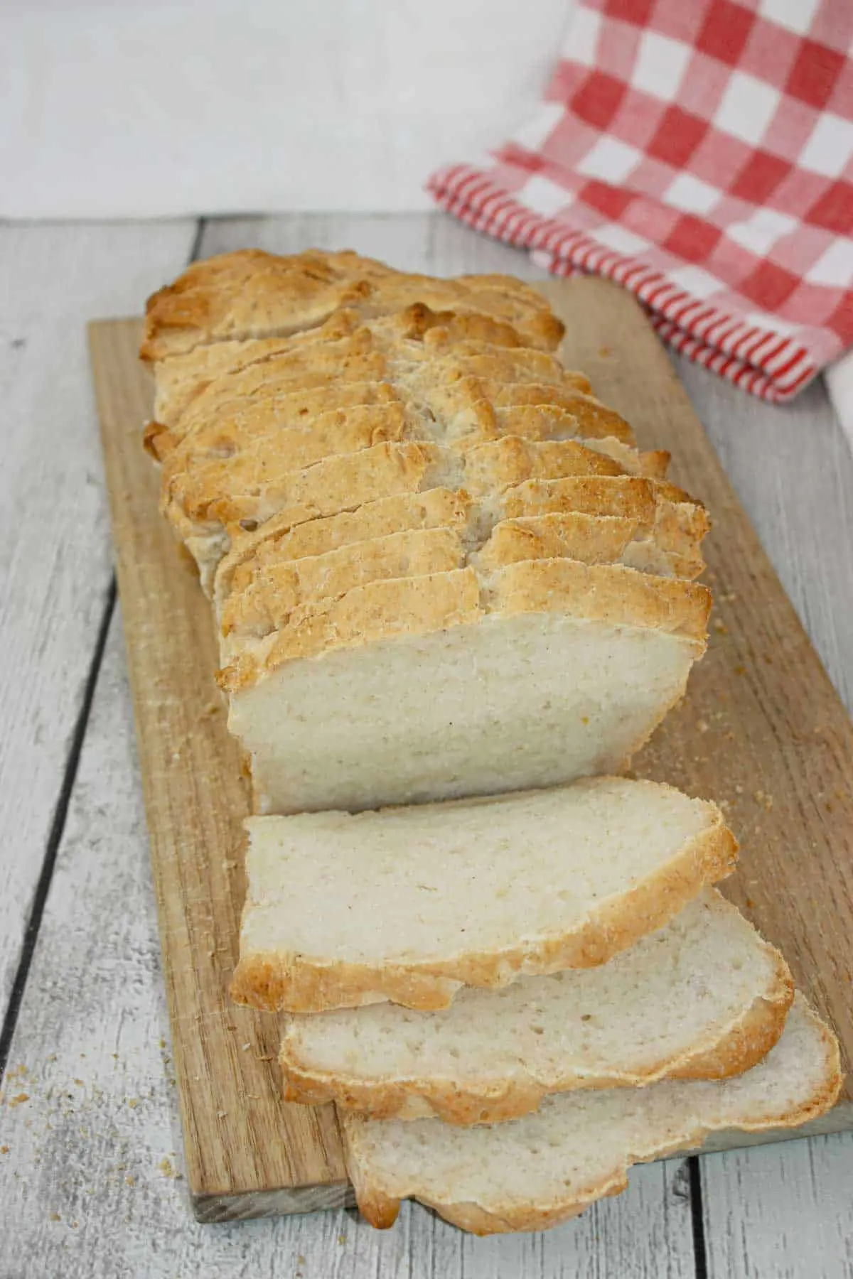 Single Rise Gluten Free Bread made with quick-rising yeast combines the convenience of a fast rise with the structure and flavor of a yeasted loaf.